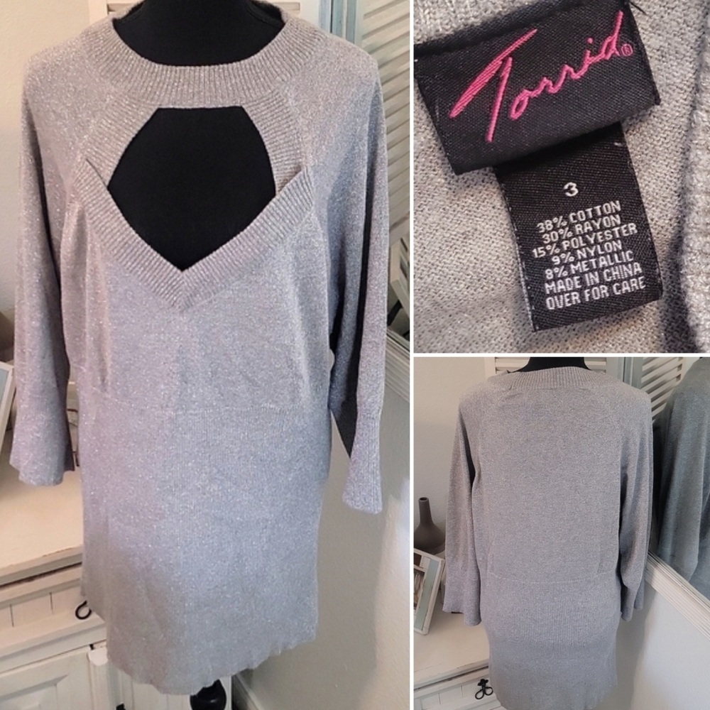 Torrid Metallic Shimmer Dress